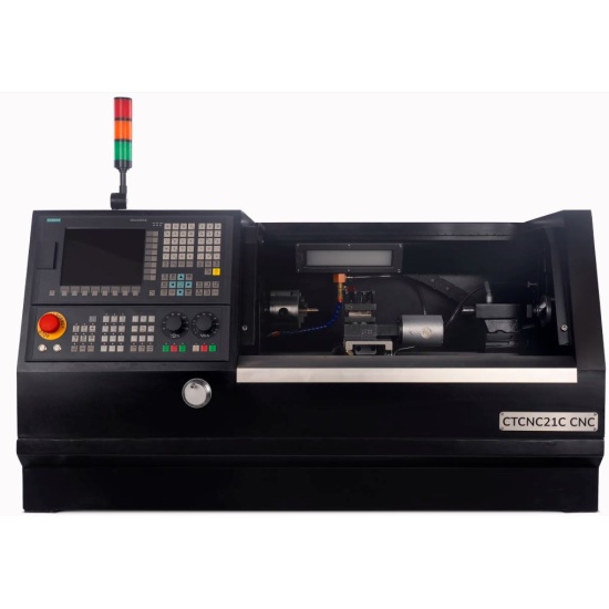 Большое фото товара - Станок токарный настольный с ЧПУ CTCNC21C (Siemens), MG1010003. Вариант №1