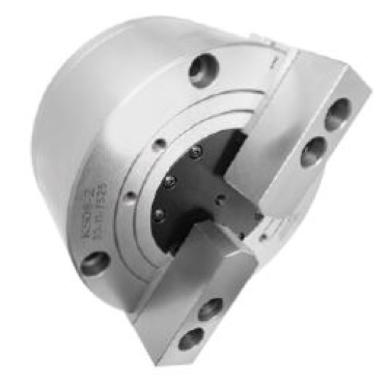 Большое фото товара - KS08-2, Двухкулачковый Цельный пневматический патрон, P004. Вариант №1