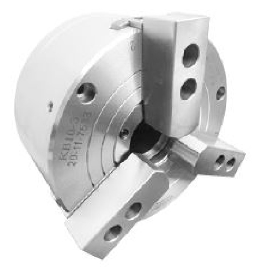 Большое фото товара - KB10-3, Трехкулачковый Пневматический патрон с наполовину сквозным отверстием, P030. Вариант №1