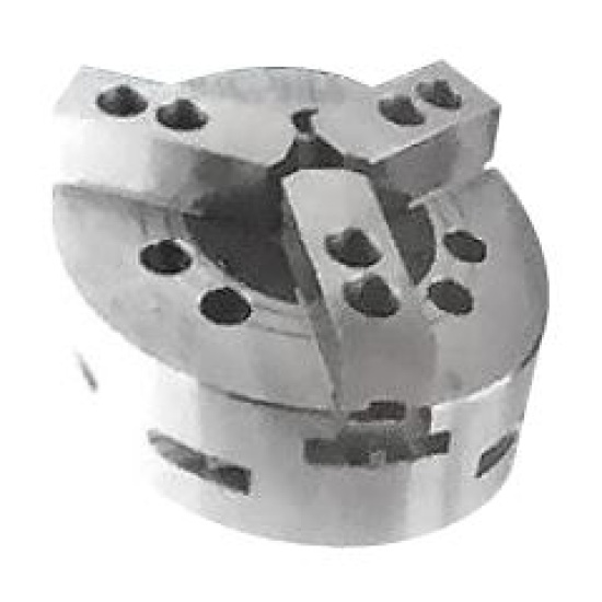 Большое фото товара - KY12D-3, Трехкулачковый Цельный силовой патрон со сверхбольшим ходом, P120. Вариант №1