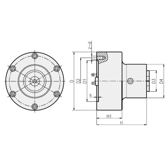 Большое фото товара - KJS130, Бескулачковый Цельный цанговый патрон, P188. Вариант №2