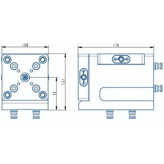 Большое фото товара - TS52-0090 0-90° Фиксатор Zero Point, ZP000034. Вариант №2
