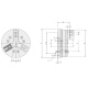 Маленькое фото товара - MP05-3, Трехкулачковый Прецизионный диафрагменный патрон. Вариант №2